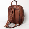 ADBG1010 American Darling Handwoven Saddle Blanket Leather Backpack Western Genuine Leather