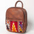 ADBG1010 American Darling Handwoven Saddle Blanket Leather Backpack Western Genuine Leather