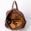 ADBG1011 American Darling Handwoven Saddle Blanket Leather Backpack