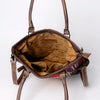 ADBG1013 American Darling Handwoven Saddle Blanket Leather Tote Bag Western Style