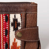 ADBG1014 American Darling Handwoven Saddle Blanket Leather Small Crossbody HandBag Western Style