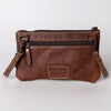ADBG1014 American Darling Handwoven Saddle Blanket Leather Small Crossbody HandBag Western Style