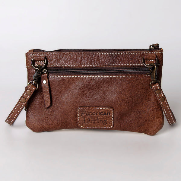 ADBG1014 American Darling Handwoven Saddle Blanket Leather Small Crossbody HandBag Western Style