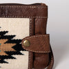 ADBG1014 American Darling Handwoven Saddle Blanket Leather Small Crossbody HandBag Western Style