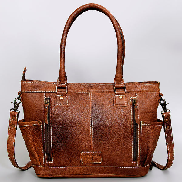 ADBG1017 American Darling Handwoven Saddle Blanket Leather Tote Bag Western Cowgirl Handbag