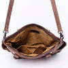 ADBG1017 American Darling Handwoven Saddle Blanket Leather Tote Bag Western Cowgirl Handbag