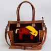 ADBG1017 American Darling Handwoven Saddle Blanket Leather Tote Bag Western Cowgirl Handbag