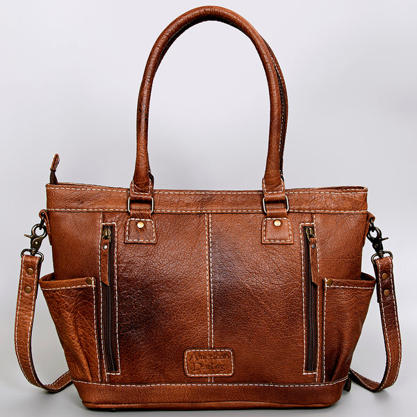 ADBG1017 American Darling Handwoven Saddle Blanket Leather Tote Bag Western Cowgirl Handbag