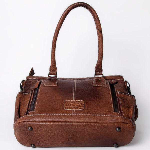 ADBG1017 American Darling Handwoven Saddle Blanket Leather Tote Bag Western Cowgirl Handbag