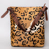 ADBG1018 American Darling Hair-On Cowhide Leather Crossbody Bag Western Handmade Purse