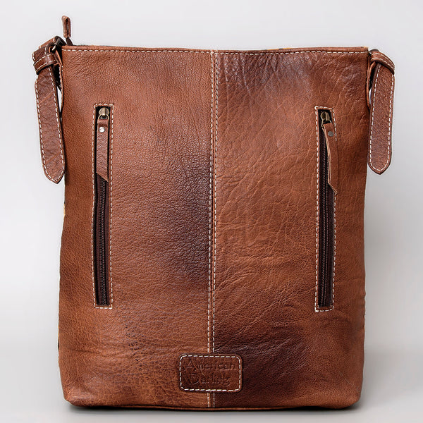 ADBG1018 American Darling Hair-On Cowhide Leather Crossbody Bag Western Handmade Purse