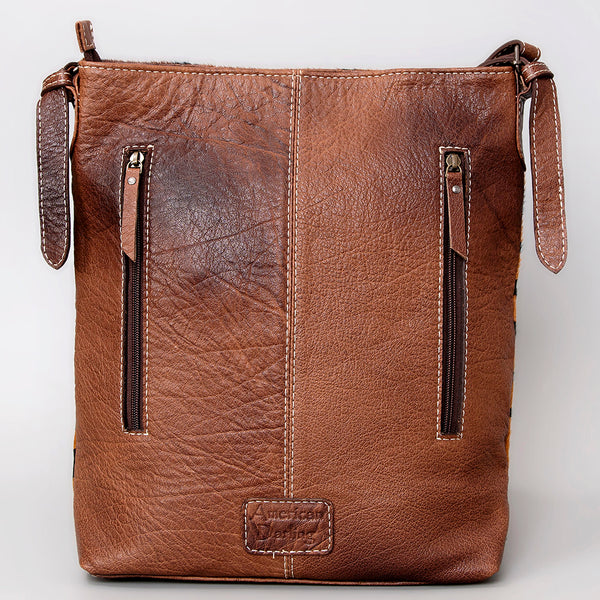 ADBG1018 American Darling Hair-On Cowhide Leather Crossbody Bag Western Handmade Purse