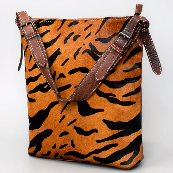 ADBG1018 American Darling Hair-On Cowhide Leather Crossbody Bag Western Handmade Purse