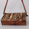 ADBG1019 American Darling Hair-On Leather Tote Bag Handcrafted Western Carryall