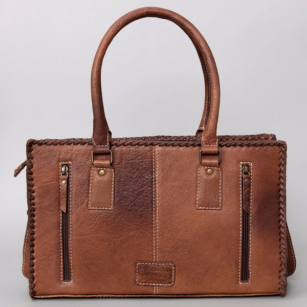 ADBG1019 American Darling Hair-On Leather Tote Bag Handcrafted Western Carryall