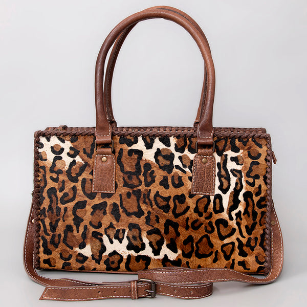 ADBG1019 American Darling Hair-On Leather Tote Bag Handcrafted Western Carryall