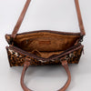 ADBG1019 American Darling Hair-On Leather Tote Bag Handcrafted Western Carryall