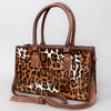 ADBG1019 American Darling Hair-On Leather Tote Bag Handcrafted Western Carryall