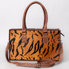 ADBG1019 American Darling Hair-On Leather Tote Bag Handcrafted Western Carryall