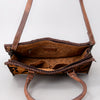 ADBG1019 American Darling Hair-On Leather Tote Bag Handcrafted Western Carryall