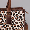ADBG1019 American Darling Hair-On Leather Tote Bag Handcrafted Western Carryall