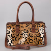 ADBG1019 American Darling Hair-On Leather Tote Bag Handcrafted Western Carryall