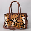 ADBG1019 American Darling Hair-On Leather Tote Bag Handcrafted Western Carryall