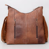 ADBG1020 American Darling Hair-On Leather Hobo Bag with Fringes Western Handcrafted Purse