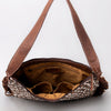 ADBG1020 American Darling Hair-On Leather Hobo Bag with Fringes Western Handcrafted Purse