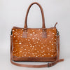 ADBG1022 American Darling Western Hair-On Cowhide Leather Tote Bag
