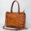 ADBG1022 American Darling Western Hair-On Cowhide Leather Tote Bag