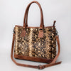 ADBG1022 American Darling Western Hair-On Cowhide Leather Tote Bag