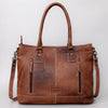 ADBG1022 American Darling Western Hair-On Cowhide Leather Tote Bag