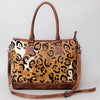 ADBG1022 American Darling Western Hair-On Cowhide Leather Tote Bag