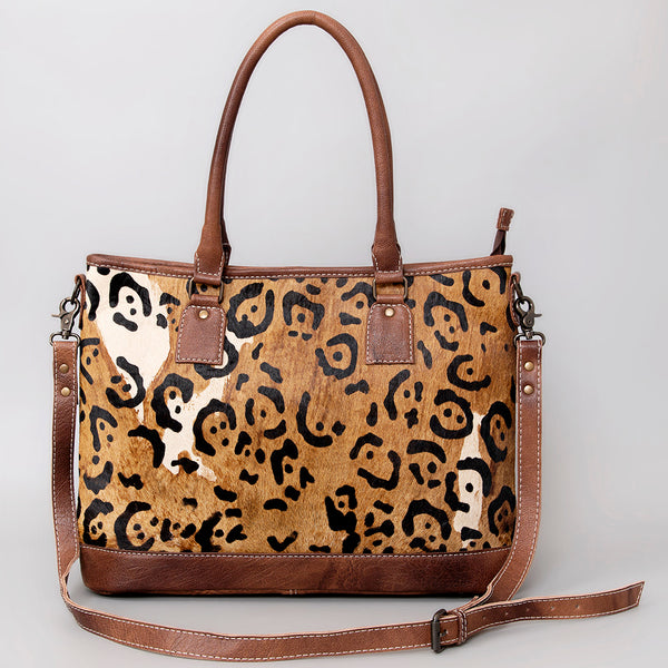 ADBG1022 American Darling Western Hair-On Cowhide Leather Tote Bag