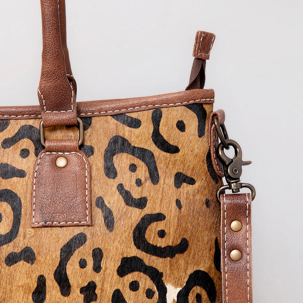 ADBG1022 American Darling Western Hair-On Cowhide Leather Tote Bag