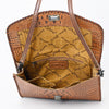 ADBG1023 American Darling Western Crocodile-Embossed Leather Handbag Crossbody Hand bag