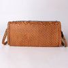 ADBG1024 American Darling Hand-Tooled Floral Leather Western Crossbody Bag