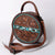 ADBG1025 American Darling Hand-Tooled Floral Leather Canteen Bag Western Genuine Leather