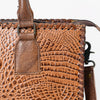 ADBG1026 American Darling Crocodile-Embossed Genuine Leather Tote Bag Western Luxury Handbag