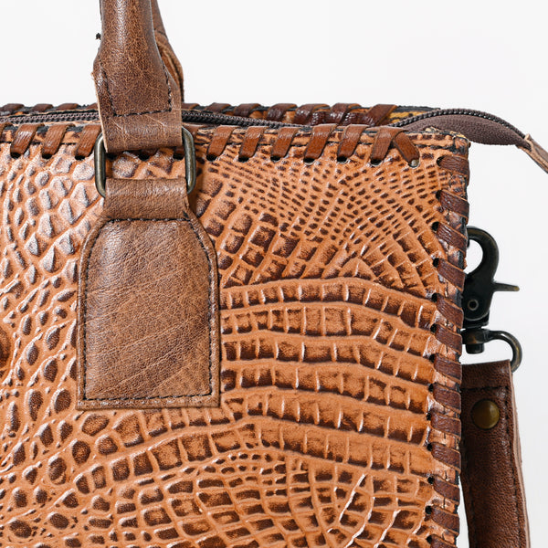 ADBG1026 American Darling Crocodile-Embossed Genuine Leather Tote Bag Western Luxury Handbag