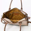 ADBG1026 American Darling Crocodile-Embossed Genuine Leather Tote Bag Western Luxury Handbag