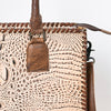 ADBG1026 American Darling Crocodile-Embossed Genuine Leather Tote Bag Western Luxury Handbag