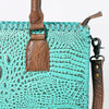 ADBG1026 American Darling Crocodile-Embossed Genuine Leather Tote Bag Western Luxury Handbag