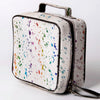 ADBGA312 American Darling Genuine Cowhide Jewelry Case - Brown & White Travel Box