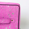 ADBGA315 Western Hair on Hide Jewelry Case Metallic Splatter Leather Travel Storage Organizer