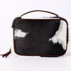 ADBGA316 American Darling Hand Tooled Leather & Hair-On Cowhide Jewelry case