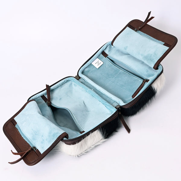 ADBGA316 American Darling Hand Tooled Leather & Hair-On Cowhide Jewelry case