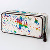 ADBGA318 American Darling Western Paint Splatter Hair-On Cowhide Jewelry case