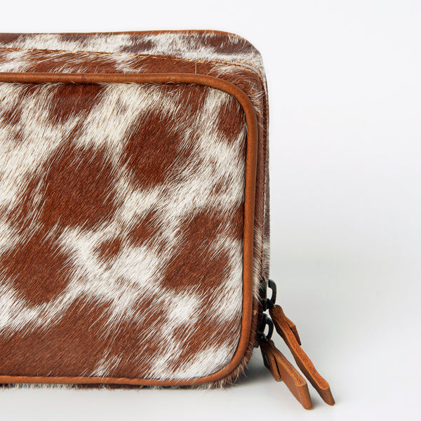ADBGA318 American Darling Western Paint Splatter Hair-On Cowhide Jewelry case